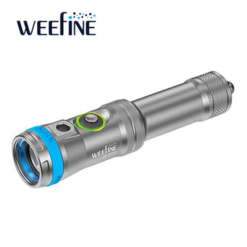 Weefine WF079 Waterproof Smart Focus 1200-Lumen LED Light Scuba Diving Flashlight Underwater Photography